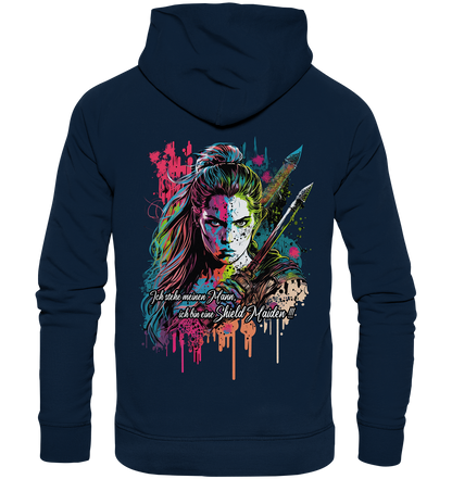 Shield Maiden Ich Stehe Meinen Mann - Organic Basic Hoodie