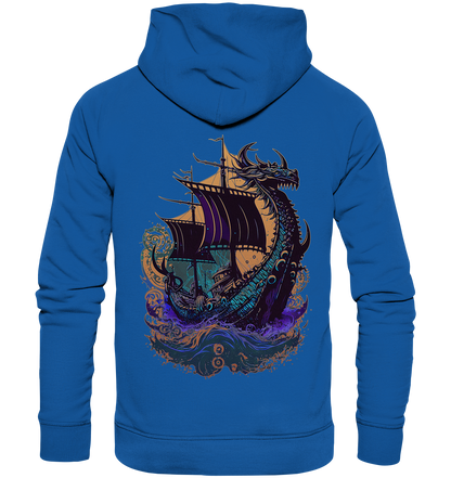 Wikinger Drachenschiff - Organic Basic Hoodie