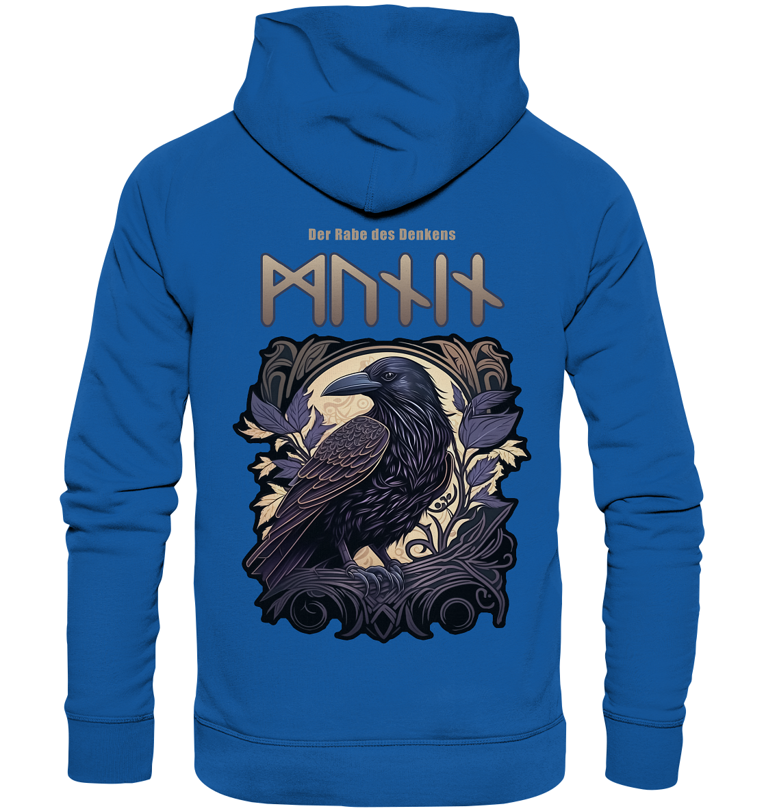 Munin Der Rabe Des Denkes - Organic Basic Hoodie