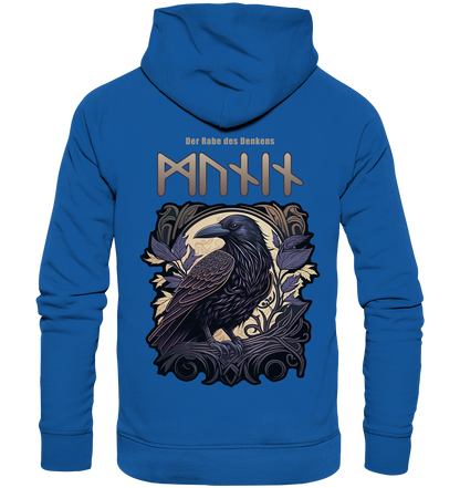 Munin Der Rabe Des Denkes - Organic Basic Hoodie