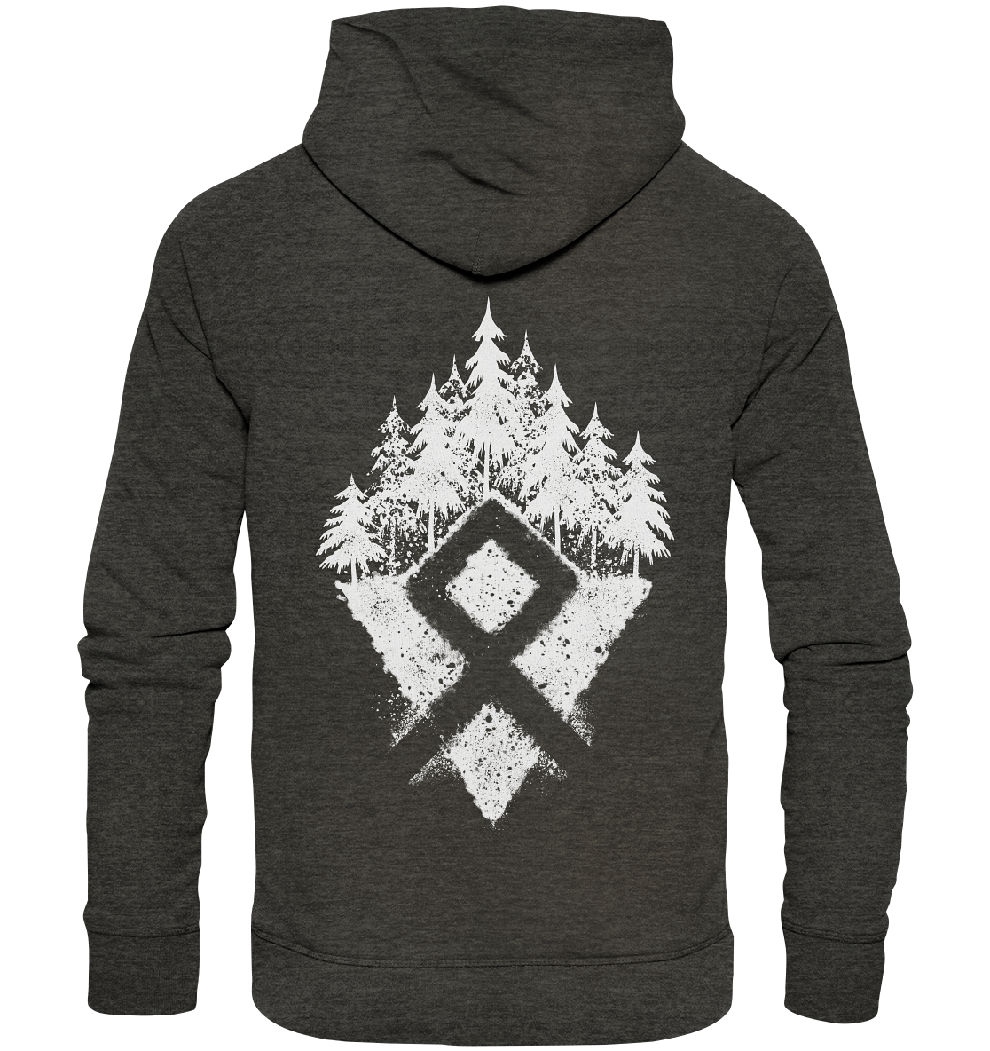 Wikinger Rune - Organic Basic Hoodie