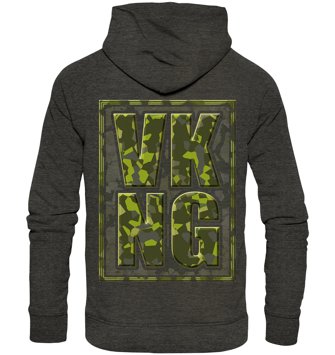 Wikinger Camouflage - Organic Basic Hoodie