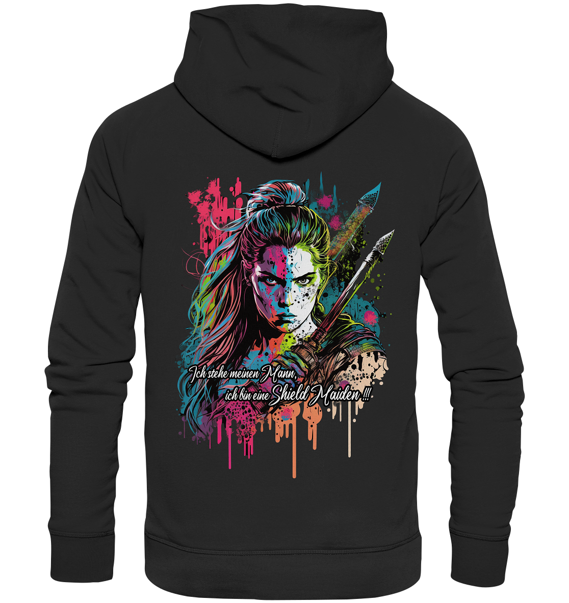 Shield Maiden Ich Stehe Meinen Mann - Organic Basic Hoodie