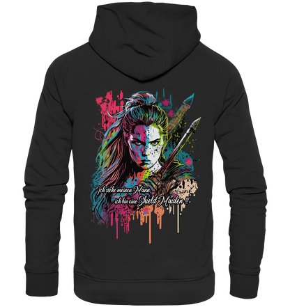 Shield Maiden Ich Stehe Meinen Mann - Organic Basic Hoodie