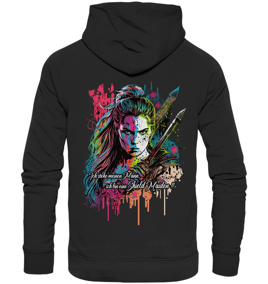 Shield Maiden Ich Stehe Meinen Mann - Organic Basic Hoodie