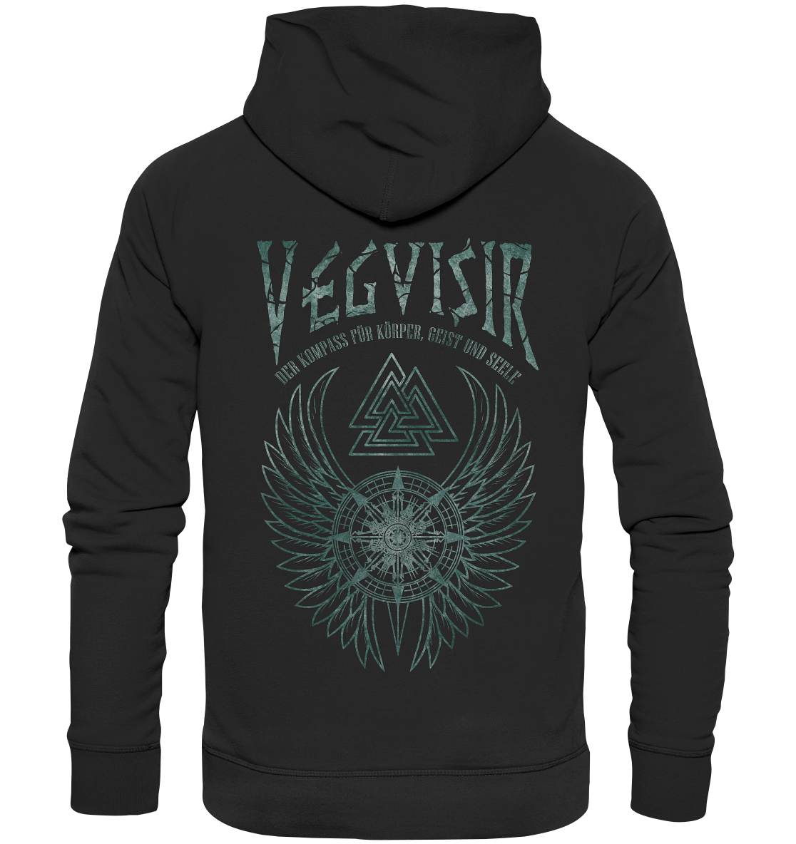 Vegvisir Der Kompass Für Körper, Geist und Seele - Organic Basic Hoodie