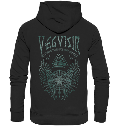 Vegvisir Der Kompass Für Körper, Geist und Seele - Organic Basic Hoodie