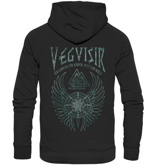 Vegvisir Der Kompass Für Körper, Geist und Seele - Organic Basic Hoodie