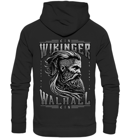 Ein Wikinger Stirbt Nie  - Organic Basic Hoodie