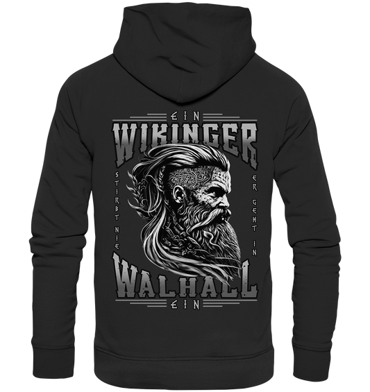 Ein Wikinger Stirbt Nie  - Organic Basic Hoodie