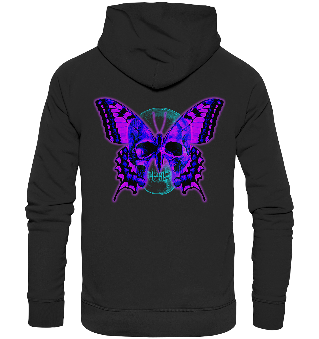 Butterfly Skull - Organic Basic Hoodie