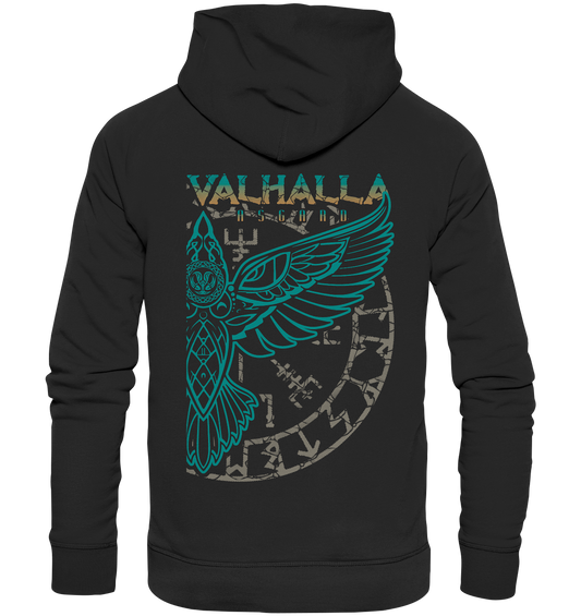 Valhalla Asgard Hugin  - Organic Basic Hoodie