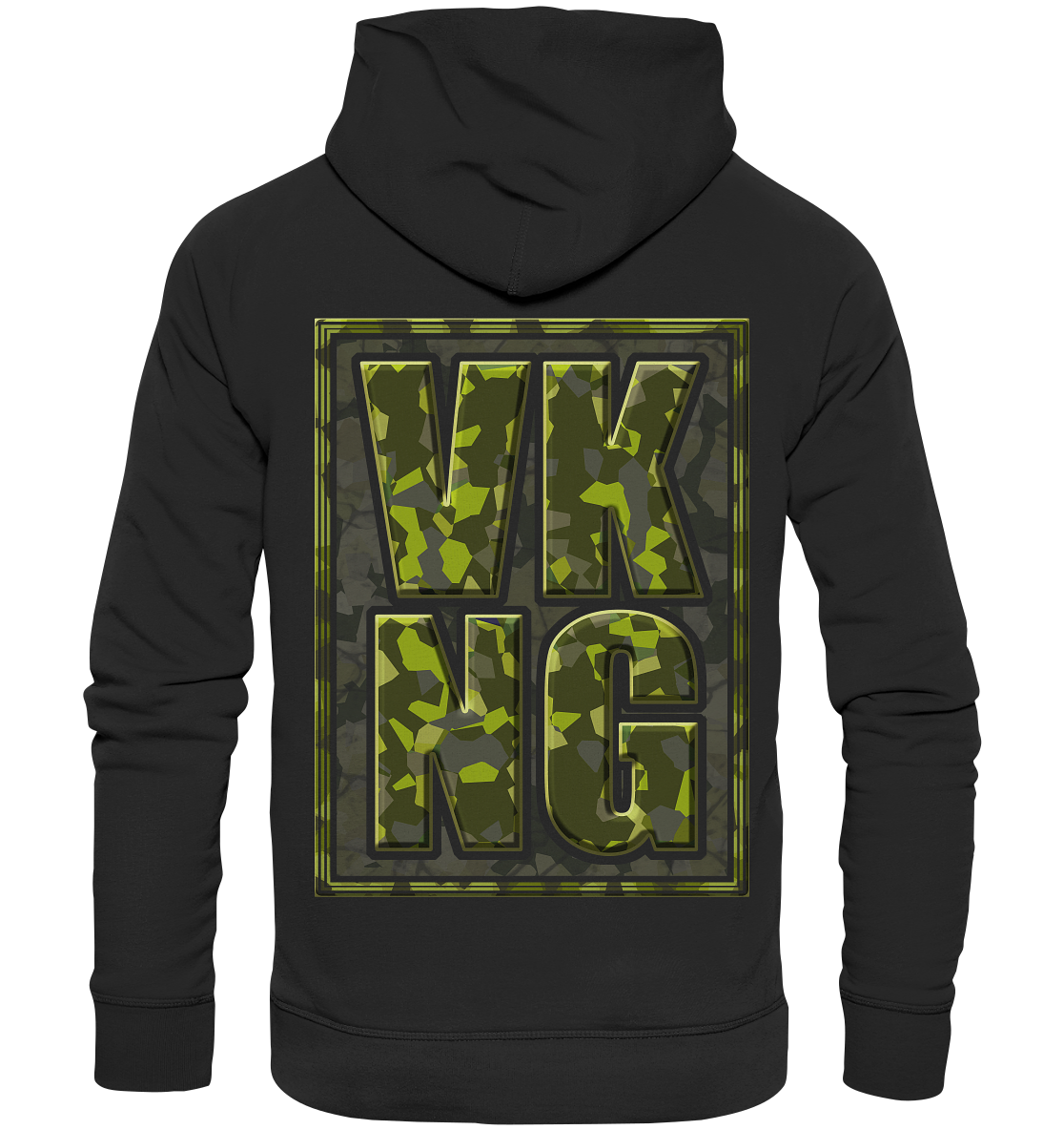 Wikinger Camouflage - Organic Basic Hoodie