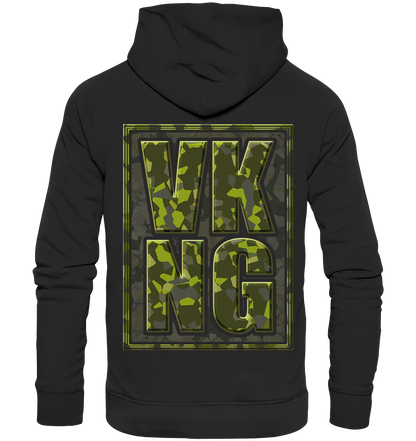 Wikinger Camouflage - Organic Basic Hoodie