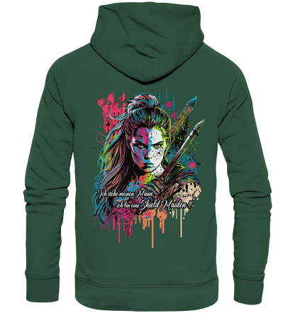 Shield Maiden Ich Stehe Meinen Mann - Organic Basic Hoodie