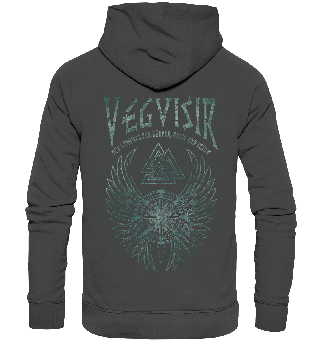 Vegvisir Der Kompass Für Körper, Geist und Seele - Organic Basic Hoodie