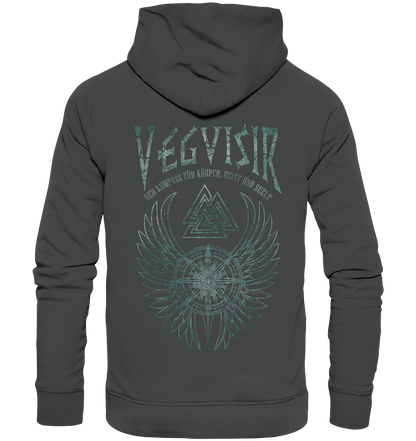 Vegvisir Der Kompass Für Körper, Geist und Seele - Organic Basic Hoodie