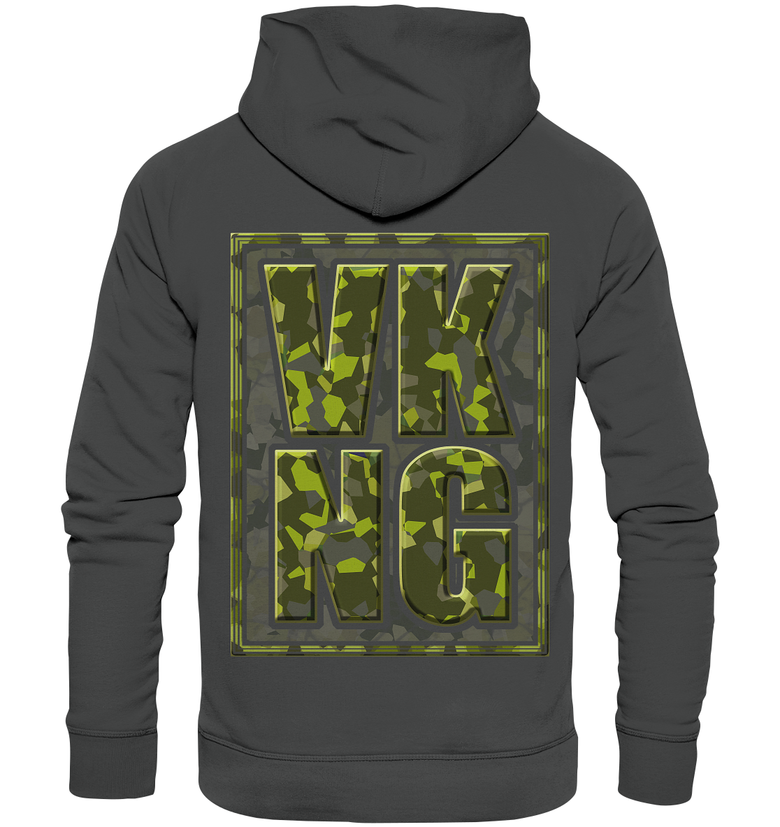 Wikinger Camouflage - Organic Basic Hoodie