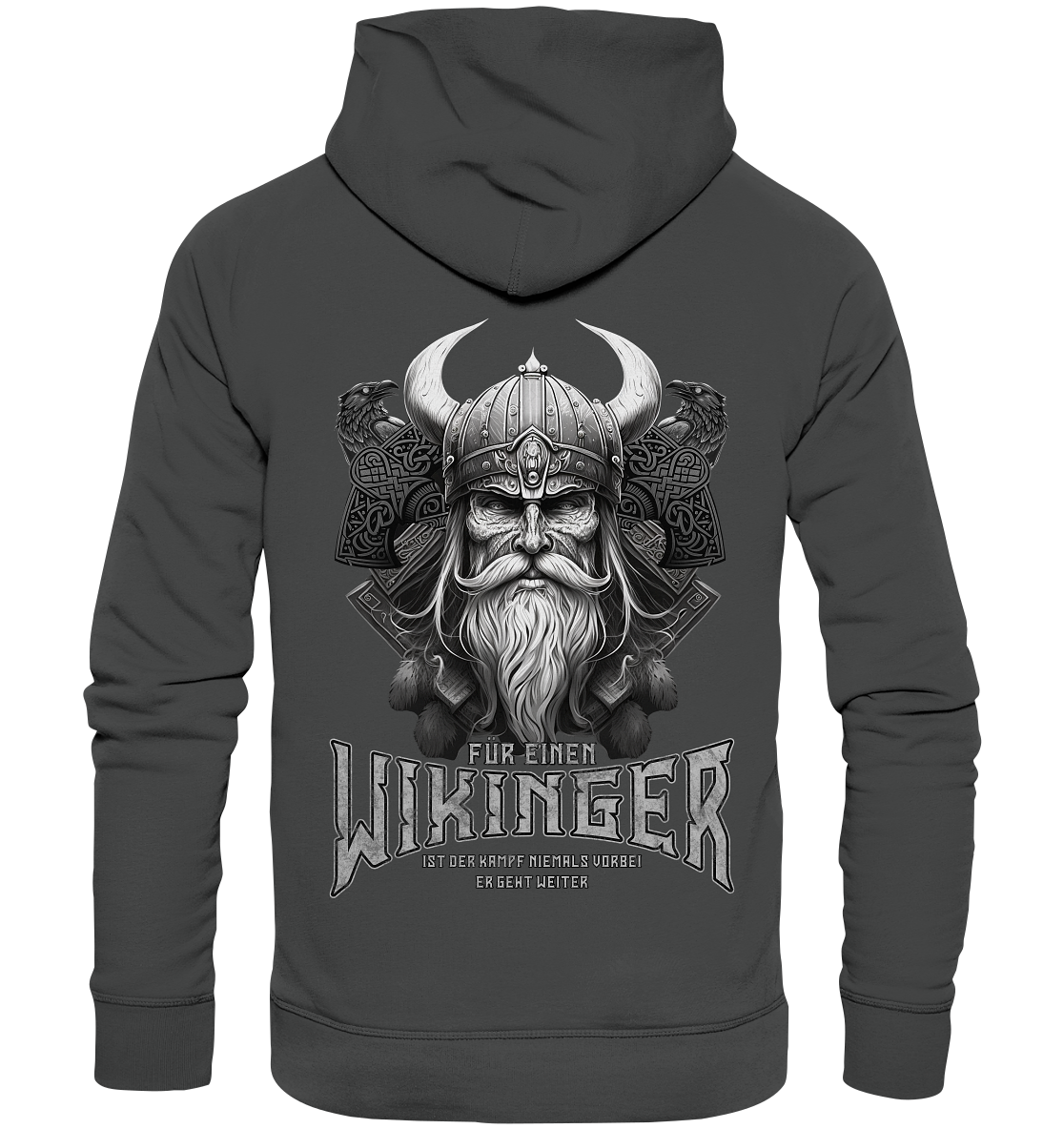 Wikinger Rabe  - Organic Basic Hoodie