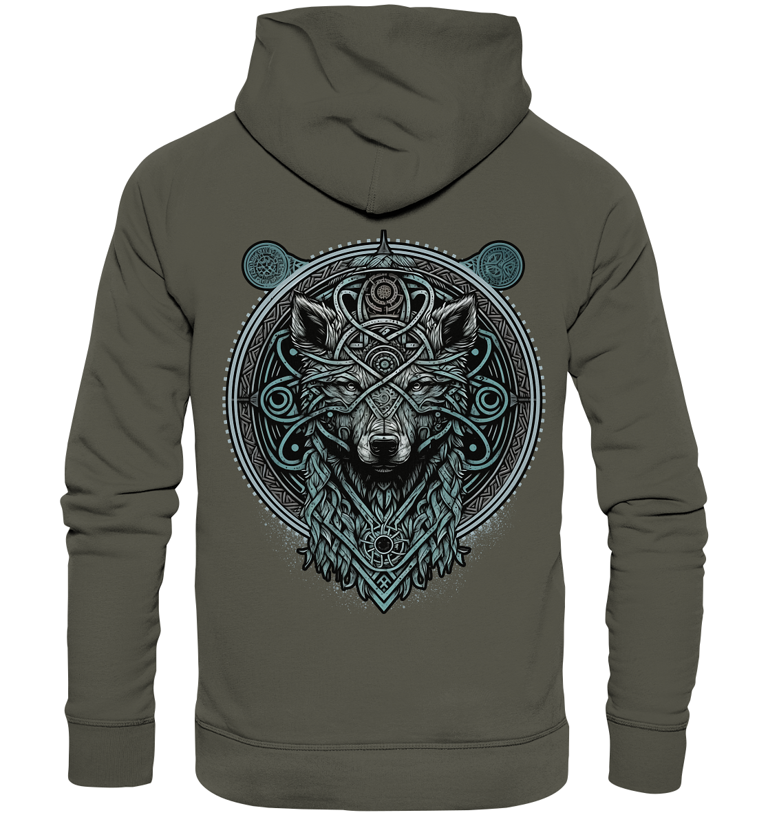 Nordic Wolf - Organic Basic Hoodie