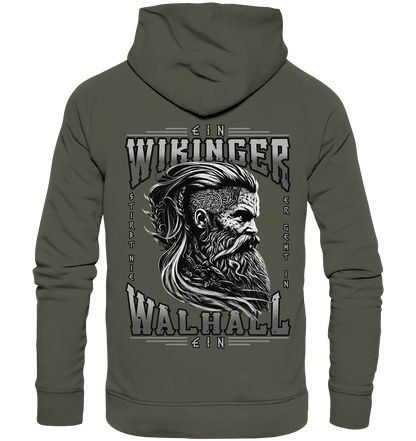 Ein Wikinger Stirbt Nie  - Organic Basic Hoodie