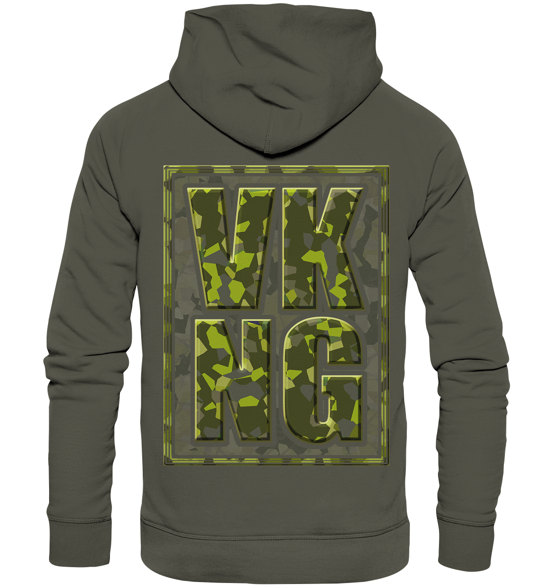 Wikinger Camouflage - Organic Basic Hoodie