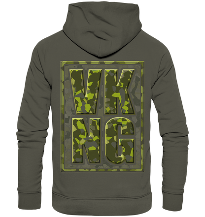 Wikinger Camouflage - Organic Basic Hoodie