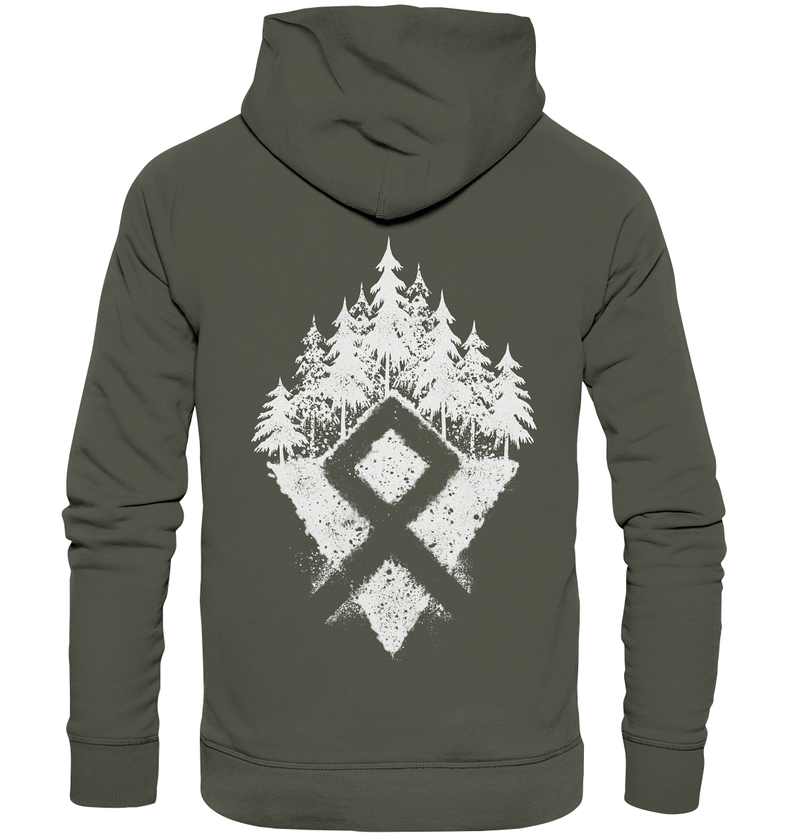 Wikinger Rune - Organic Basic Hoodie