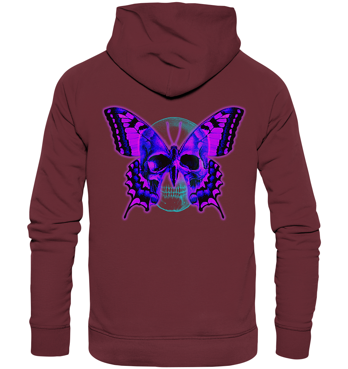 Butterfly Skull - Organic Basic Hoodie