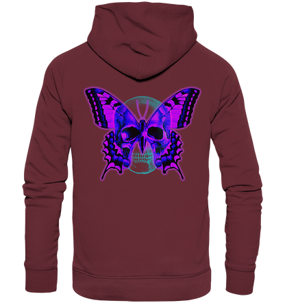 Butterfly Skull - Organic Basic Hoodie