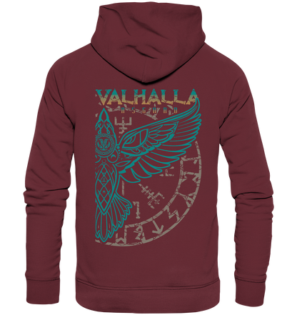 Valhalla Asgard Hugin  - Organic Basic Hoodie