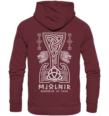 Mjölnir Hammer of Thor - Organic Basic Hoodie