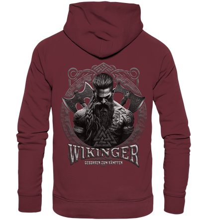 Wikinger Geboren Zum Kämpfen - Organic Basic Hoodie