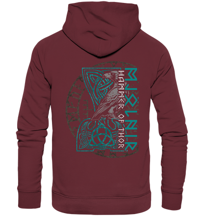 Mjölnir Hammer of Thor - Organic Basic Hoodie