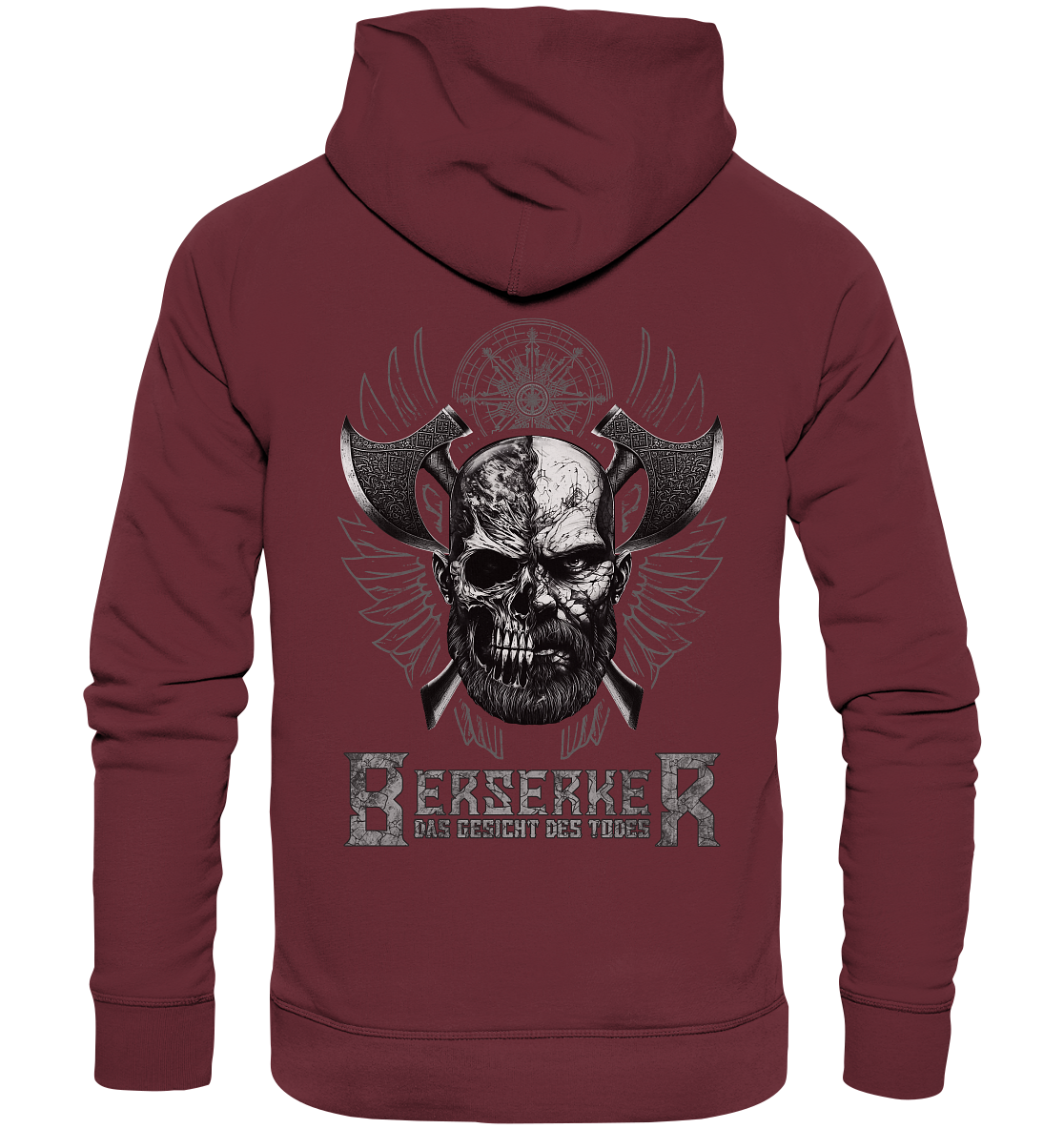 Berserker Gesicht Des Todes - Organic Basic Hoodie