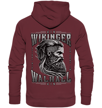 Ein Wikinger Stirbt Nie  - Organic Basic Hoodie