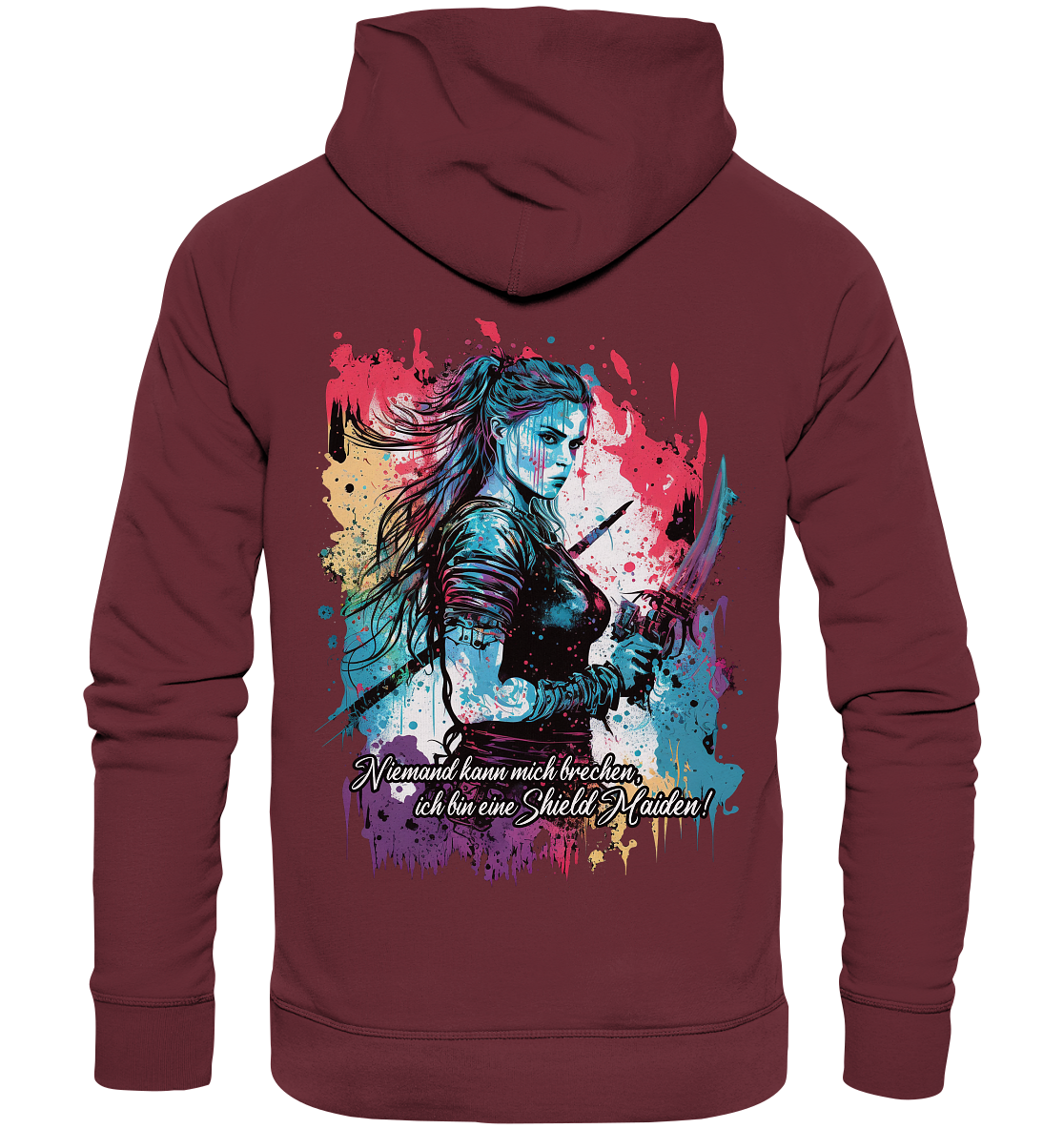 Shield Maiden Niemand Kann Mich Brechen - Organic Basic Hoodie