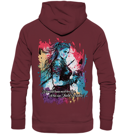 Shield Maiden Niemand Kann Mich Brechen - Organic Basic Hoodie