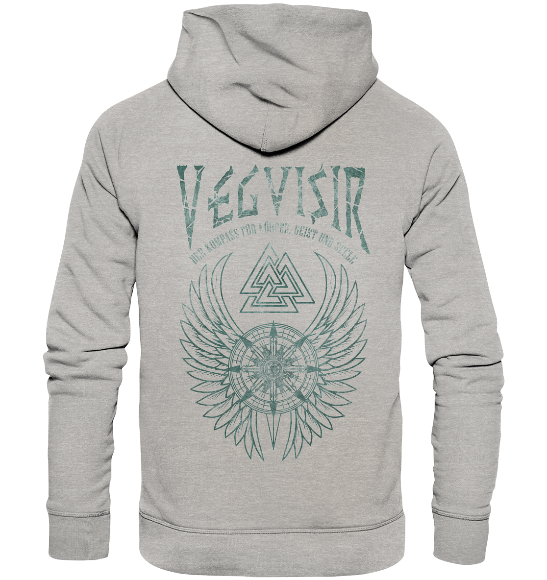 Vegvisir Der Kompass Für Körper, Geist und Seele - Organic Basic Hoodie