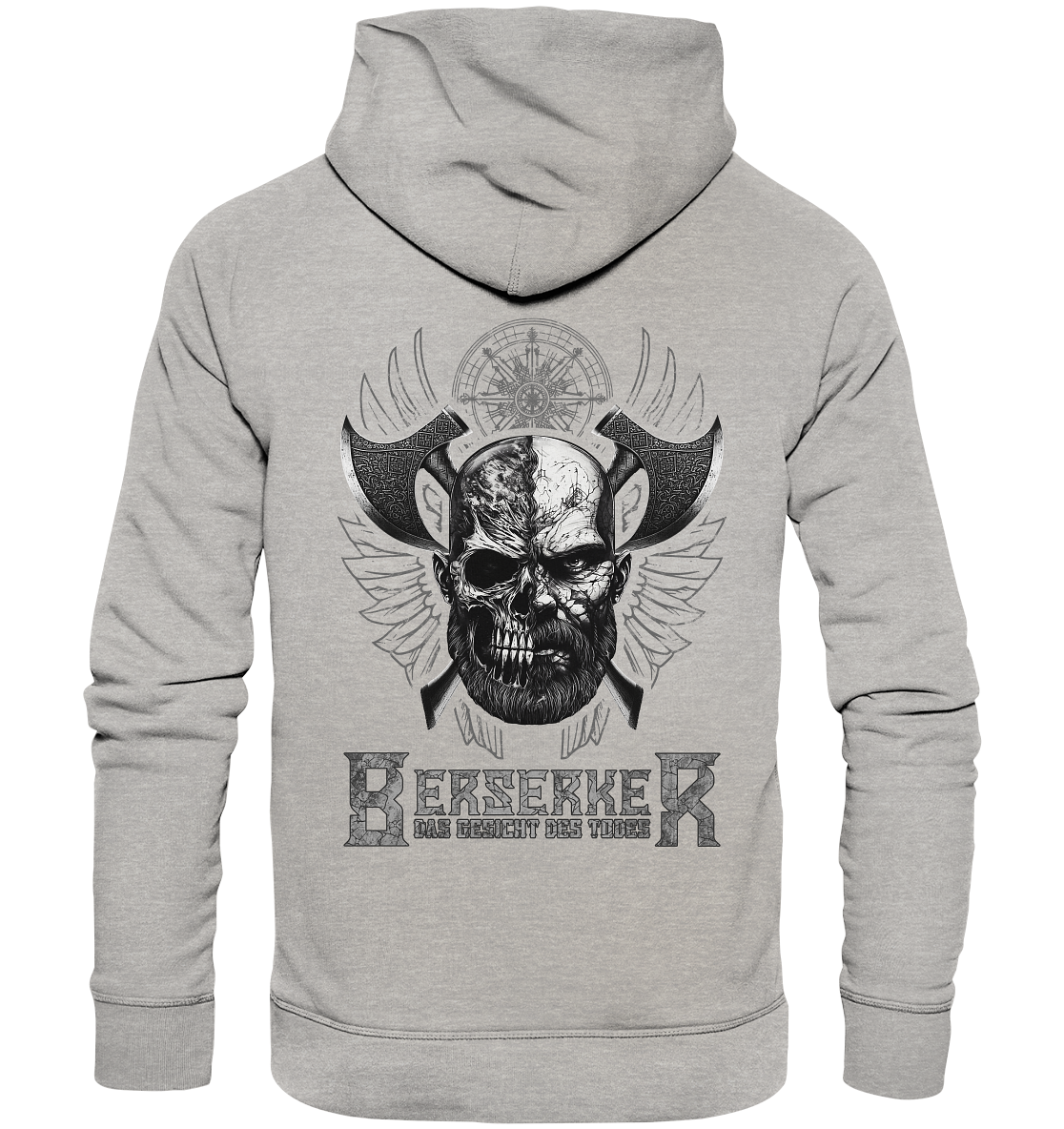 Berserker Gesicht Des Todes - Organic Basic Hoodie