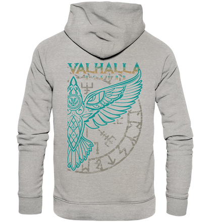 Valhalla Asgard Hugin  - Organic Basic Hoodie