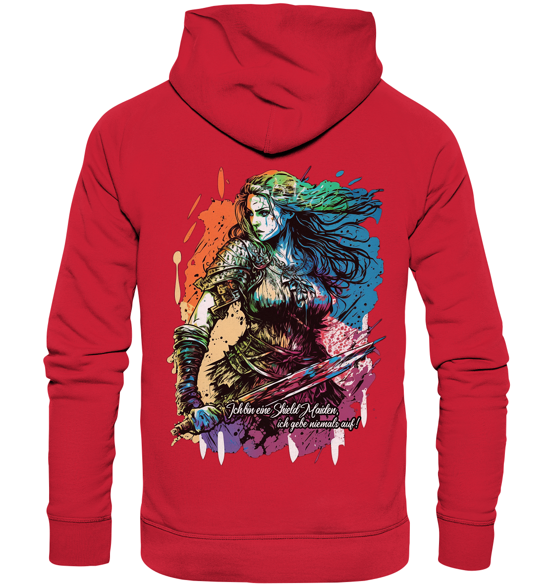 Shield Maiden Gib Nie Auf ! - Organic Basic Hoodie