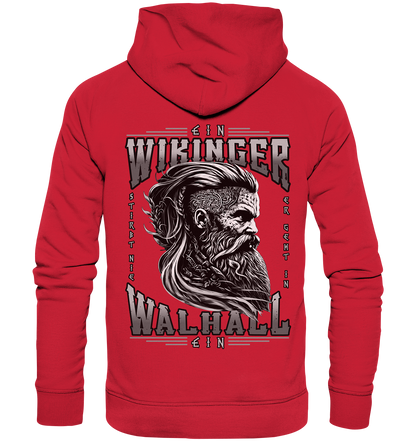 Ein Wikinger Stirbt Nie  - Organic Basic Hoodie