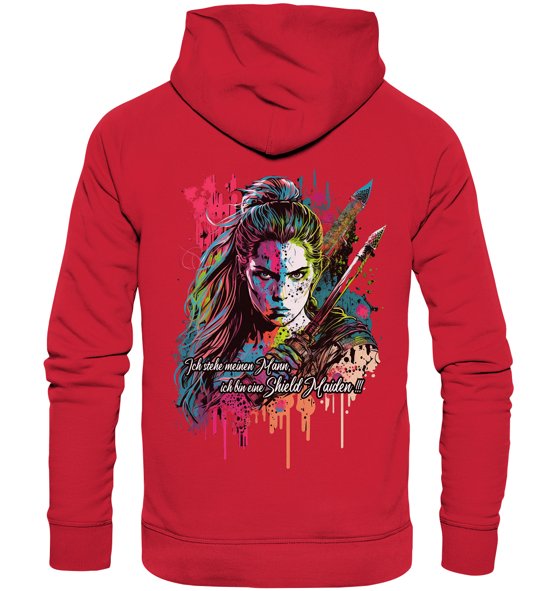 Shield Maiden Ich Stehe Meinen Mann - Organic Basic Hoodie