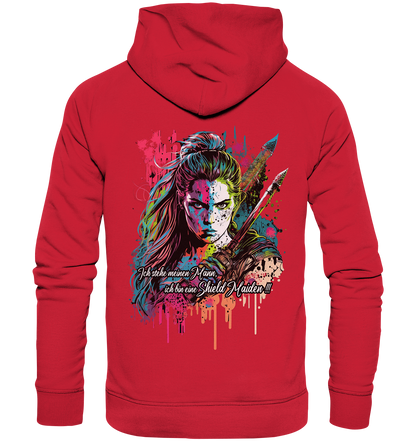 Shield Maiden Ich Stehe Meinen Mann - Organic Basic Hoodie