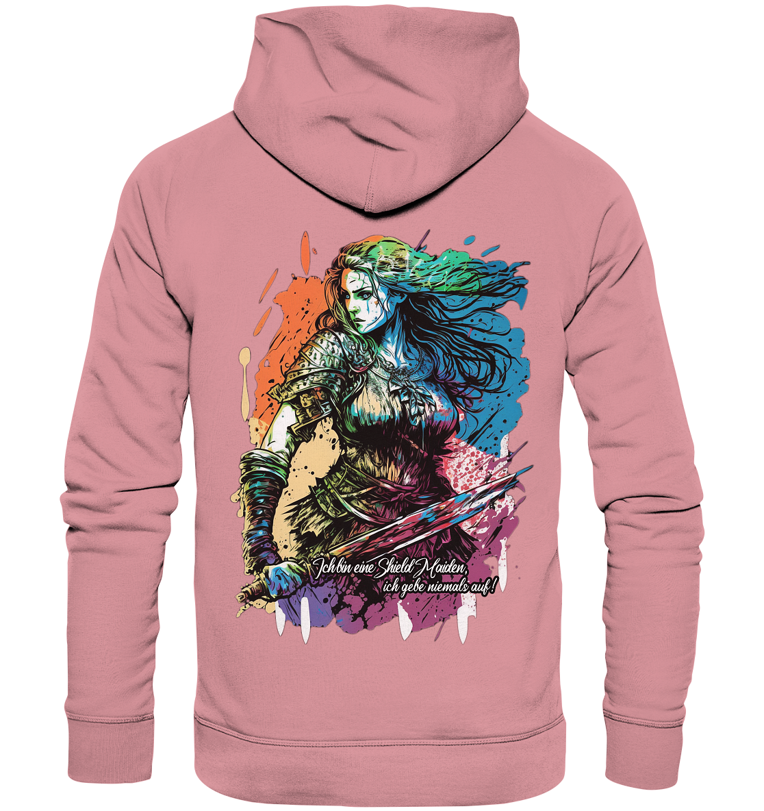 Shield Maiden Gib Nie Auf ! - Organic Basic Hoodie