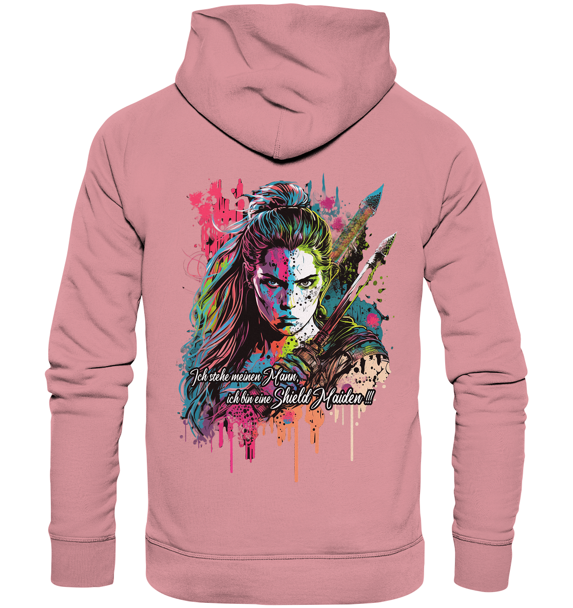 Shield Maiden Ich Stehe Meinen Mann - Organic Basic Hoodie