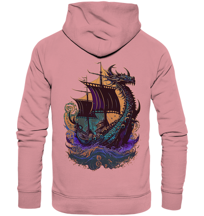 Wikinger Drachenschiff - Organic Basic Hoodie