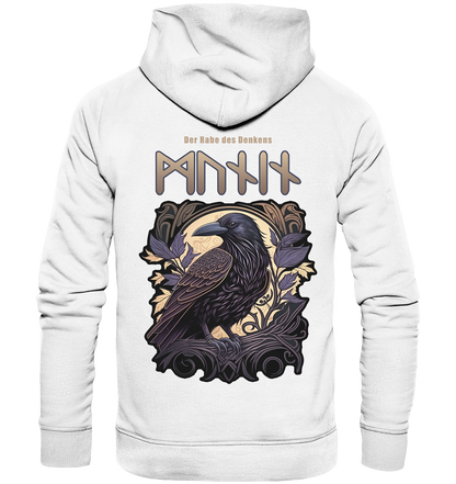 Munin Der Rabe Des Denkes - Organic Basic Hoodie