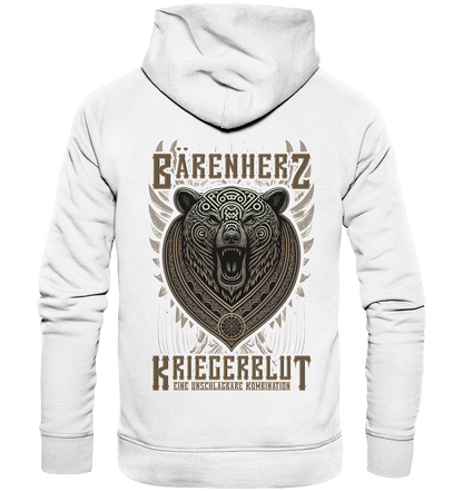 Bärenherz Kriegerblut - Organic Basic Hoodie